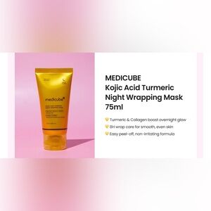MEDICUBE Kojic Acid Turmeric Night Wrapping Mask